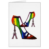 Humorous Fantasy Shoe Card (Front)