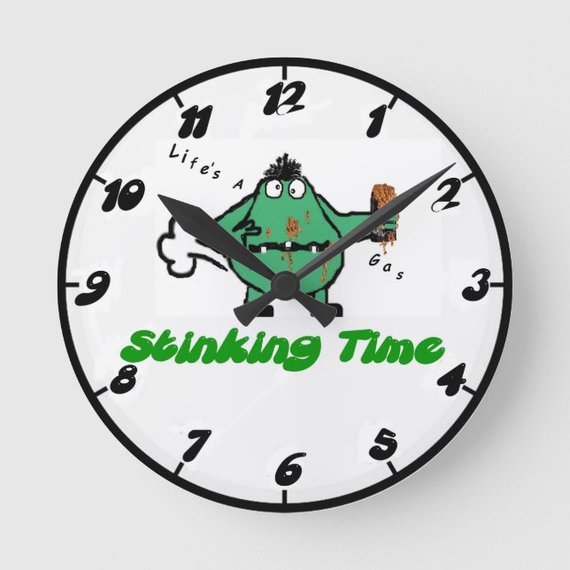 Humorous Farting Clock (Front)