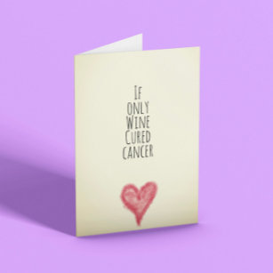 Humorous Fighting Cancer  Card