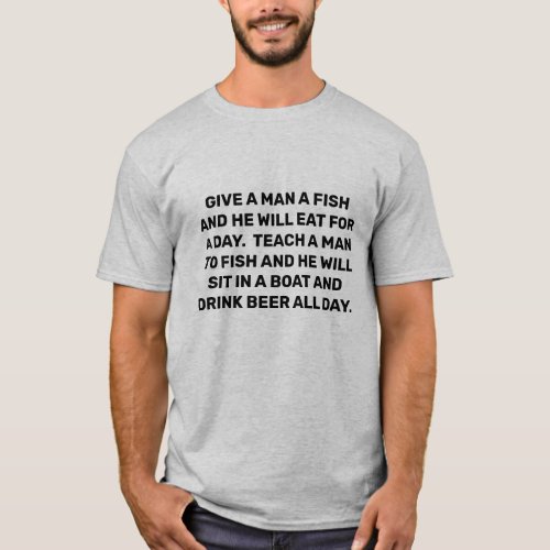 Humorous Fishermans T_Shirt