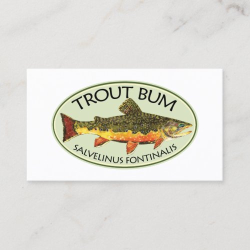 Humorous Fishing Business Card