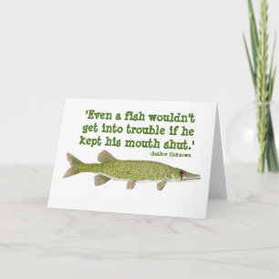 Humorous Fishing Card