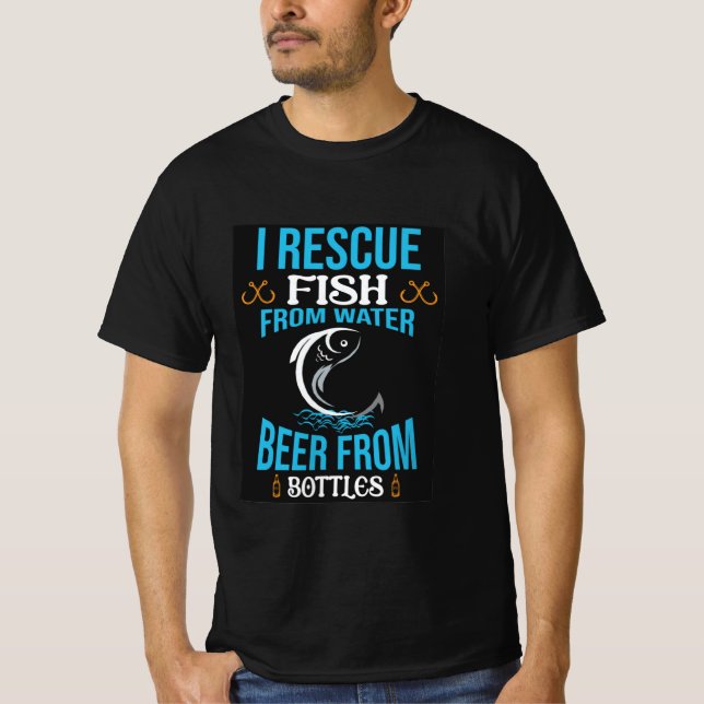 Humorous Fishing T-Shirt (Front)
