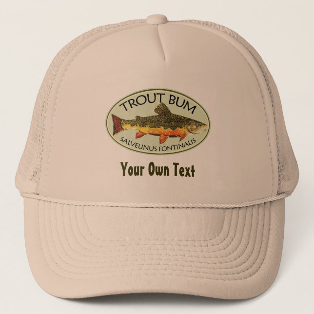 Humorous Fishing Trucker Hat (Front)