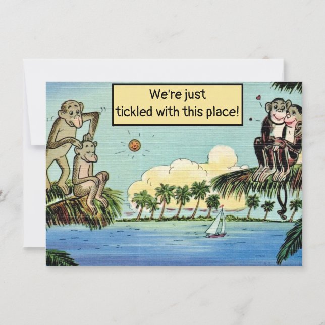 Humorous Florida Moving Announcement (Front)