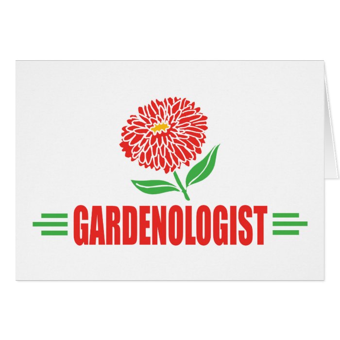 Humorous Flower Gardening Greeting Cards