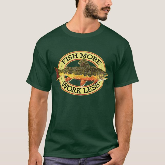 Humorous Fly Fishing T-Shirt (Front)