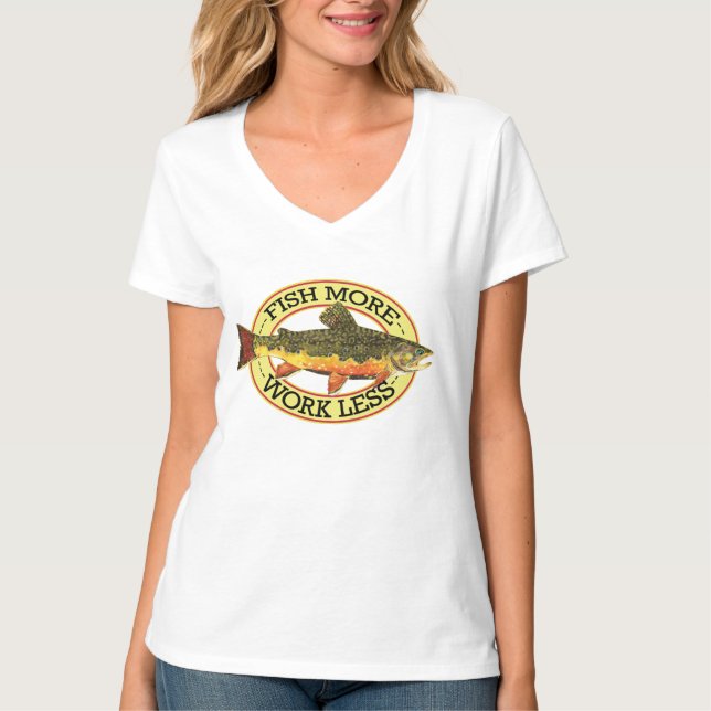 Humorous Fly Fishing T-Shirt (Front)