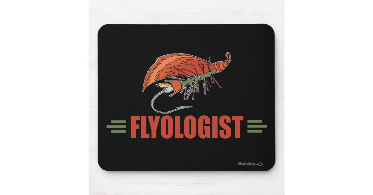 Humorous Fly Tying, Fly Fishing Mouse Pad Zazzle