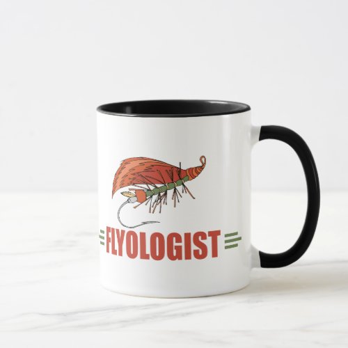 Humorous Fly Tying Fly Fishing Mug