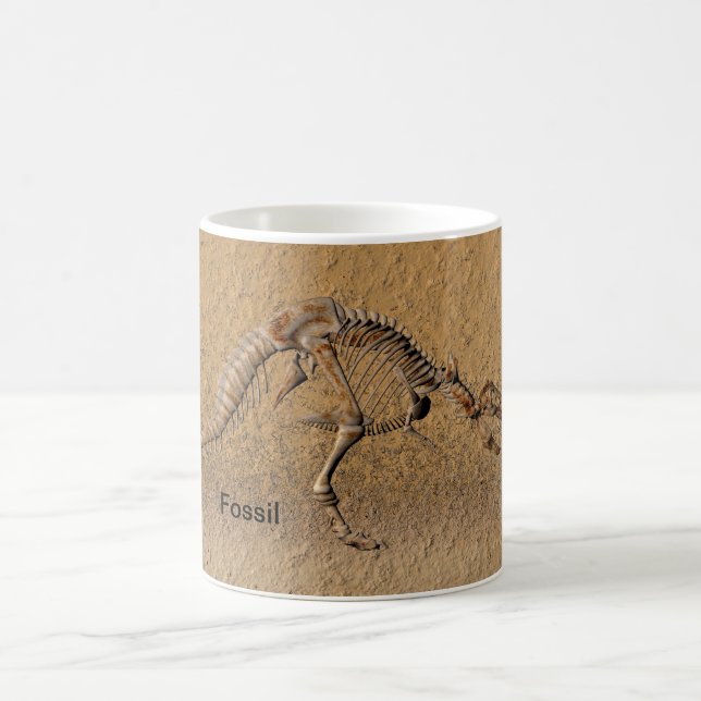 Humorous fossil mug (Center)