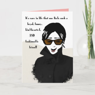 Humorous Friends Greeting Card