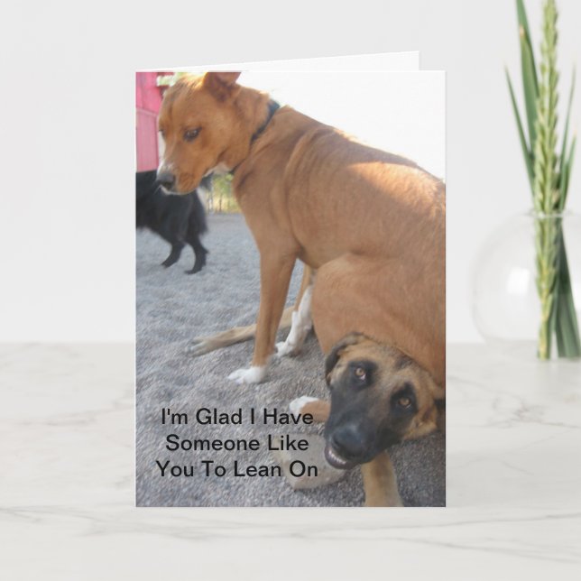 Humorous Friendship Card (Front)