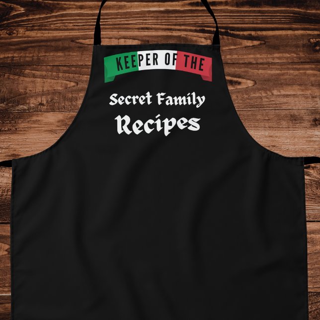 Humorous Funny Italian Family Cooking Apron (Creator Uploaded)