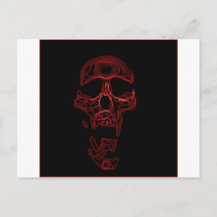 Humorous Funny Skull Postcard