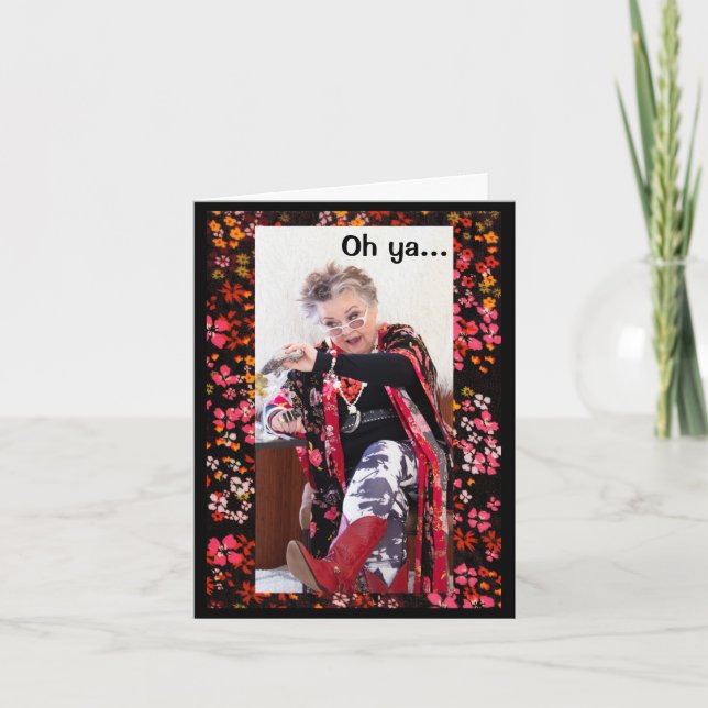 Humorous Gal Card (Front)