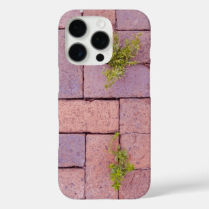 Humorous Gardener's Nightmare Weeds In Bricks iPhone 16 Pro Case
