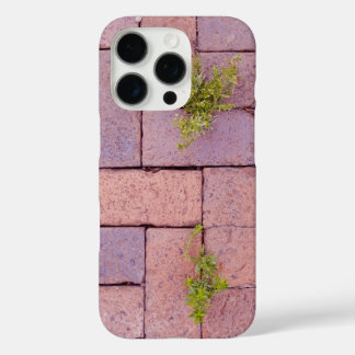 Humorous Gardener's Nightmare Weeds In Bricks iPhone 16 Pro Case