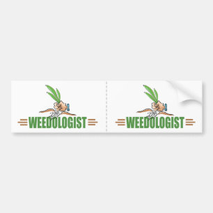 Humorous Gardening Bumper Sticker