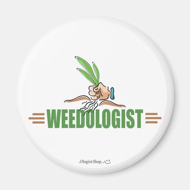 Humorous Gardening Magnet (Front)