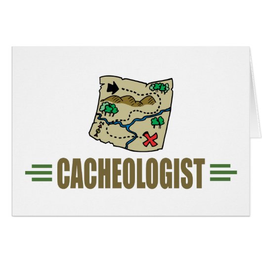 Humorous Geocaching Cards (Front Horizontal)