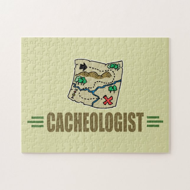 Humorous Geocaching Jigsaw Puzzle (Horizontal)