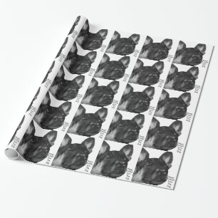 Humorous German Shepherd Wrapping Paper