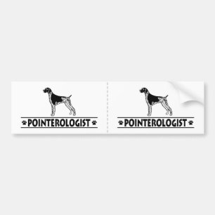 Humorous German Shorthaired Pointer Bumper Sticker
