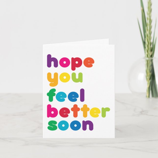 HUMOROUS GET WELL & BACK TO NORMAL CARD (Front)