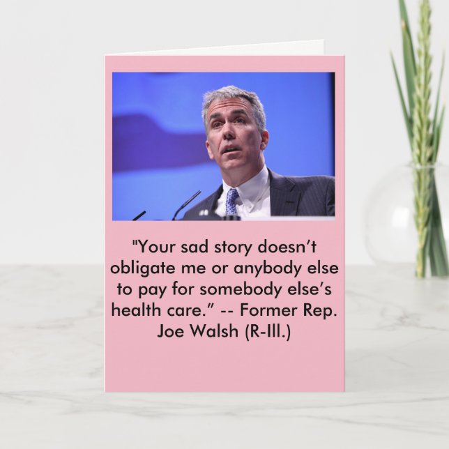 Humorous Get Well Card (Front)