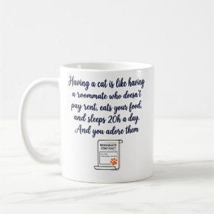 Humorous Gift for Cat Owners Coffee Mug