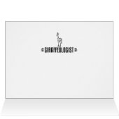 Humorous Giraffe Cards (Inside Horizontal (Top))