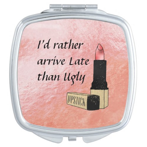 Humorous Girly compact Compact Mirror