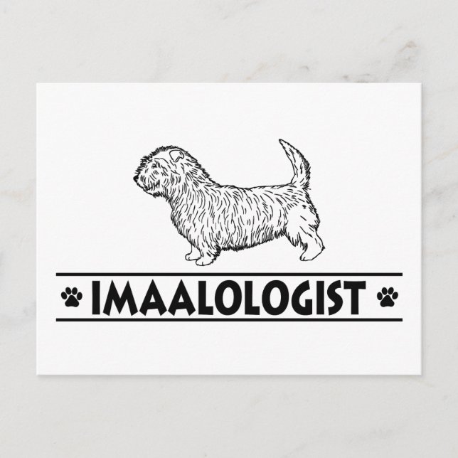 Humorous Glen of Imaal Terrier Postcard (Front)