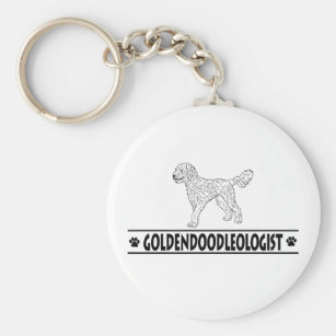 goldendoodle keychain