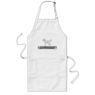 Humorous Goldendoodle Long Apron