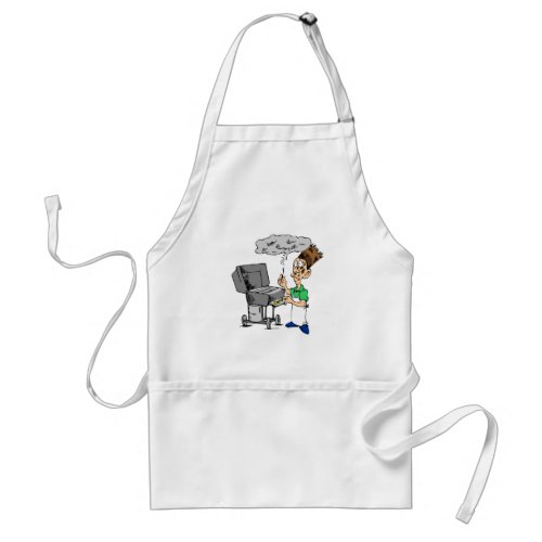 Humorous Grill Gifts Funny BBQ Cookout Barbecue Adult Apron