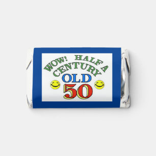 Humorous Half a Century 50th Birthday Hershey's Miniatures