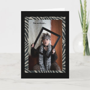 Humorous Halloween, Thanksgiving and the Holidays Card