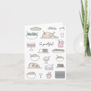 Humorous Happy Thanksgiving feast Card
