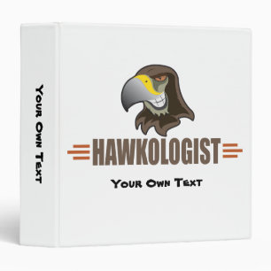 Humorous Hawk Hawks Binder