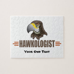 Humorous Hawk Hawks Jigsaw Puzzle