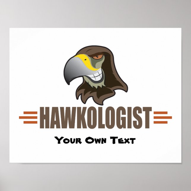 Humorous Hawk Hawks Poster (Front)