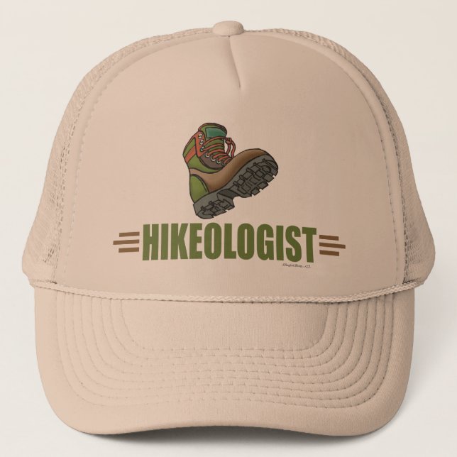 Humorous Hiking Trucker Hat (Front)
