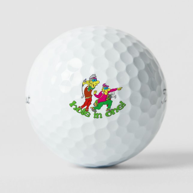 Humorous Hole In One Golf Balls (Front)