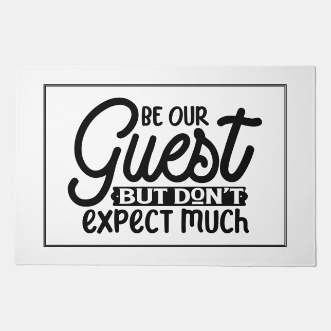 Humorous Home Welcome Mat (Front)