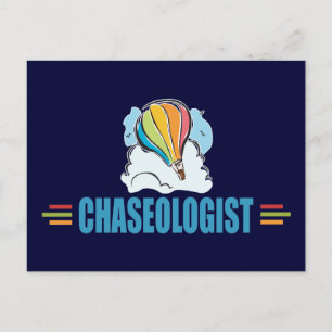 Humorous Hot Air Ballooning Postcard