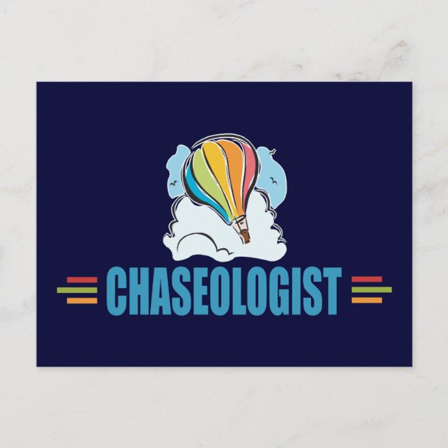Humorous Hot Air Ballooning Postcard (Front)