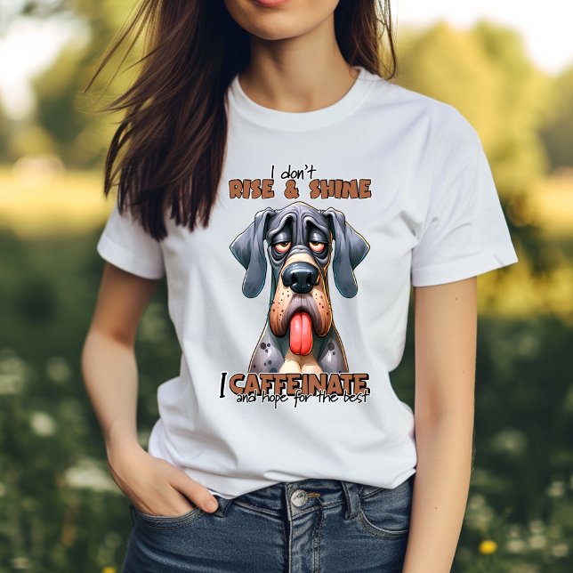 Humorous Hound: The Funny Dog Typographic T-Shirt (Creator Uploaded)