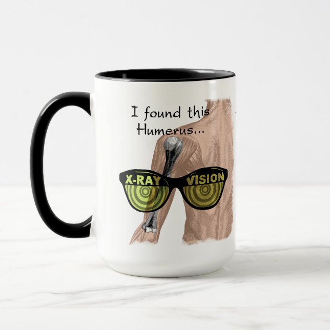 Humorous Humerus  Funny Medical Personalized Mug (Left)